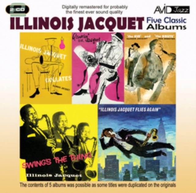Illinois Jacquet - Five Classic Albums (The Kid And The Brute / Swings The Thing / Illinois Jacquet Flies Again / Illinois Jacquet Collates / Groovin With Jacquet) (CD)