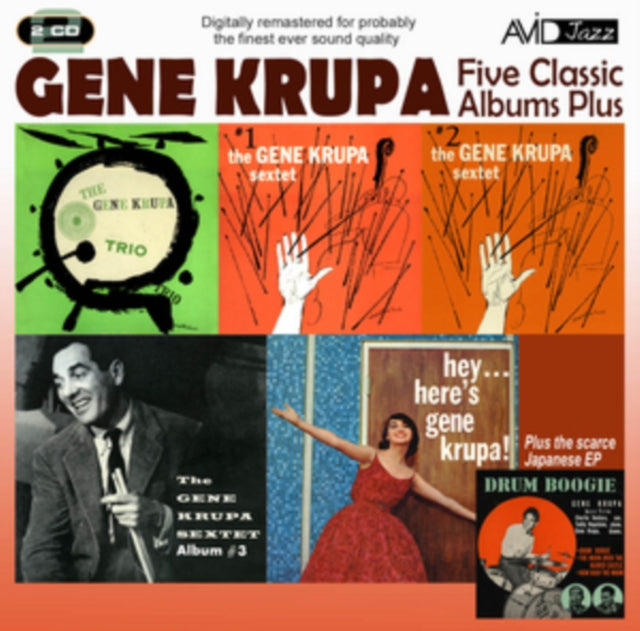 Gene Krupa - Five Classic Albums Plus (CD)