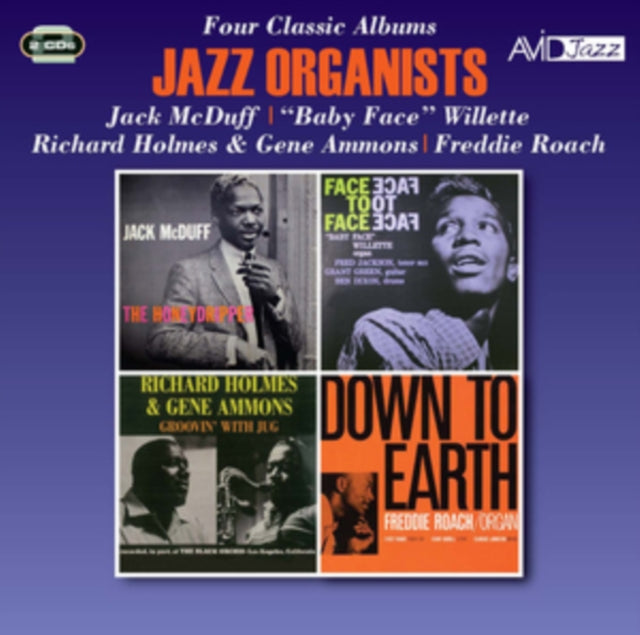 Jack Mcduff / Baby Face Willette / Richard Holmes & Gene Ammons / Freddie Roach - Jazz Organists - Four Classic Albums (CD)