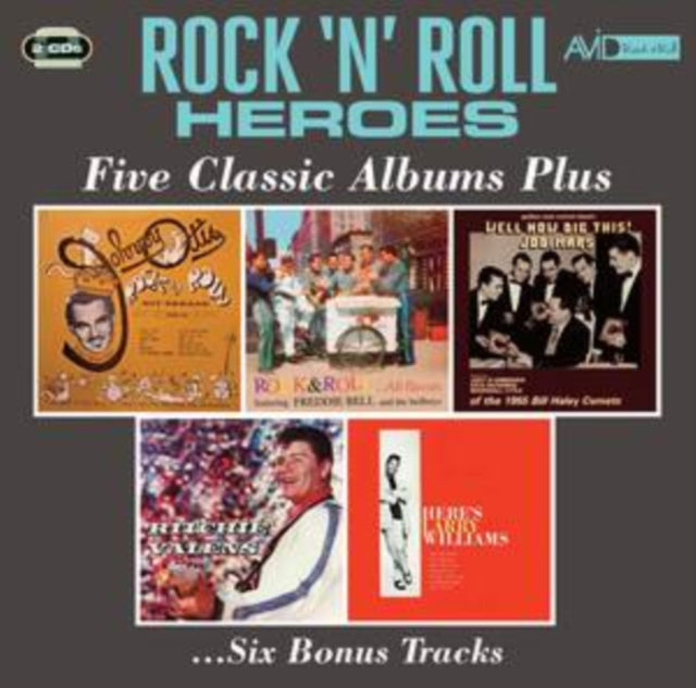 Johnny Otis / Freddie Bell & The Bell Boys / The Jodimars / Ritchie Valens / Larry Williams - Rock N Roll Heroes - Five Classic Albums Plus (CD)