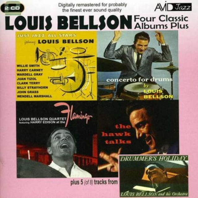 Louis Bellson (Louie Bellson) - Four Classic Albums Plus (Just Jazz All Stars / Concerto For Drums / At The Flamingo / The Hawk Talks) (CD)
