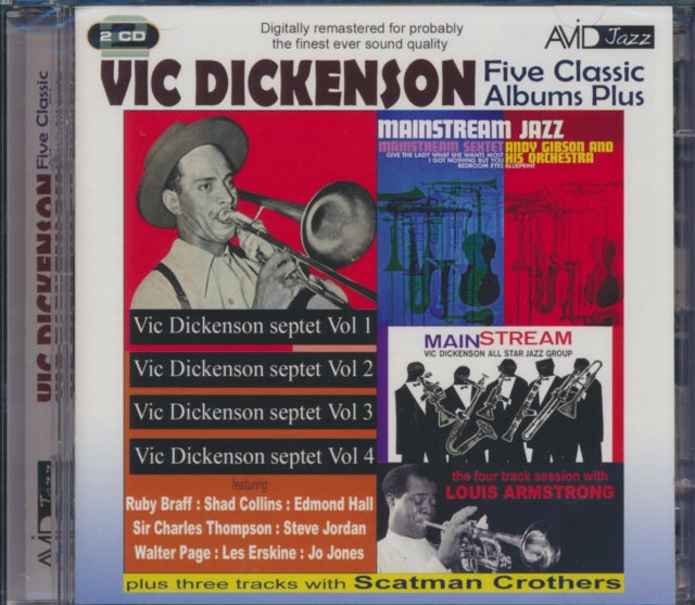 Vic Dickenson - Five Classic Albums Plus (Vic Dickenson Septet #1 / #2 / #3 / #4 / Mainstream Jazz) (CD)