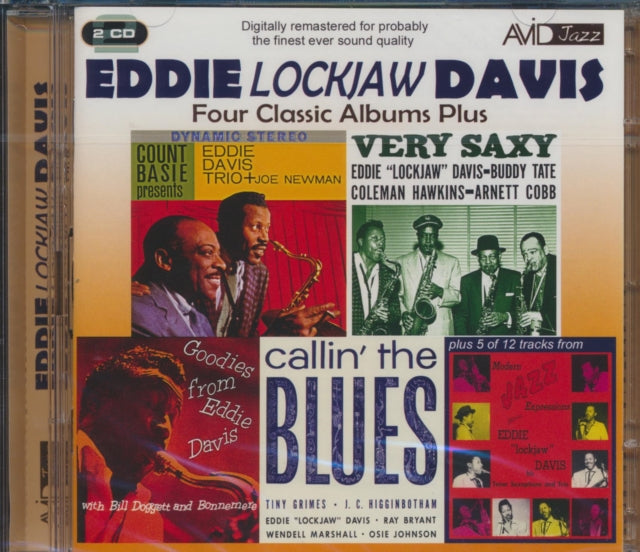 Eddie Lockjaw Davis - Four Classic Albums Plus (Very Saxy / Callin The Blues / Count Basie Presents / Goodies From Eddie Davis) (CD)