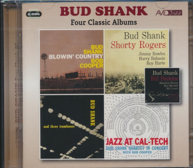 Bud Shank - Four Classic Albums (Blowin Country / Bud Shank With Shorty Rogers & Bill Perkins / Bud Shank And Three Trombones / Jazz At Cal-Tech) (CD)