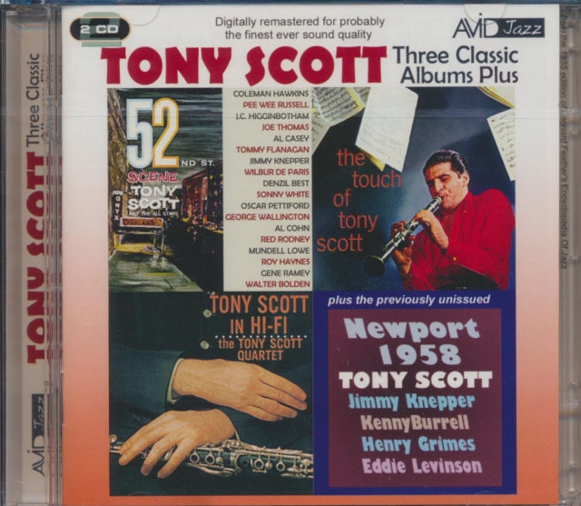 Tony Scott - Three Classic Albums Plus (52Nd St Scene / Tony Scott In Hi-Fi / The Touch Of Tony Scott) (CD)