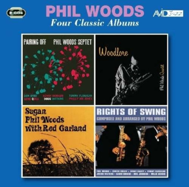 Phil Woods Four Classic Albums (Pairing Off / Woodlore / Sugan / Rights Of Swing) (CD) (https://lasgo.dmmserver.com/media/640/50228107/5022810708728.jpg)
