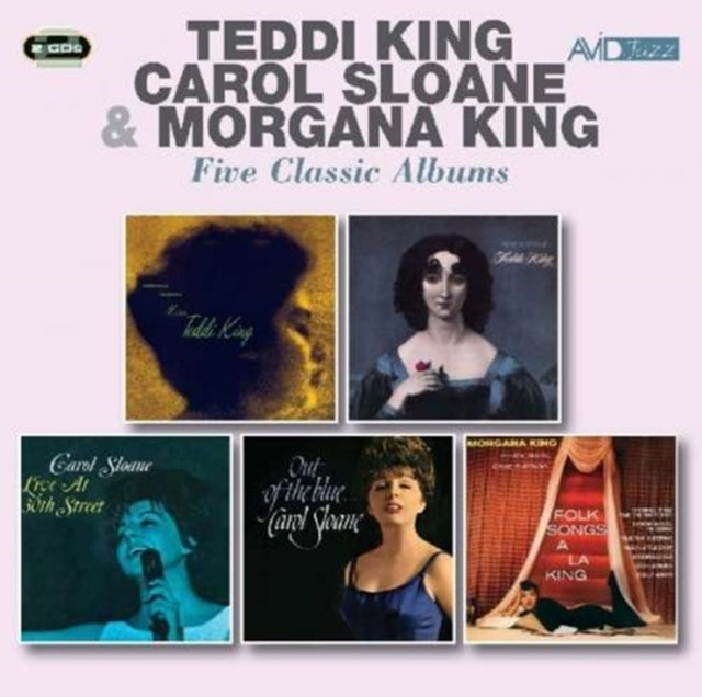 Teddi King / Carol Sloane / Morgana King - Five Classic Albums (Storyville Presents Miss Teddi King / George Wein Presents Now In Vogue / Live At 30Th Street / Out Of The Blue / Folk Songs A La King) (CD)