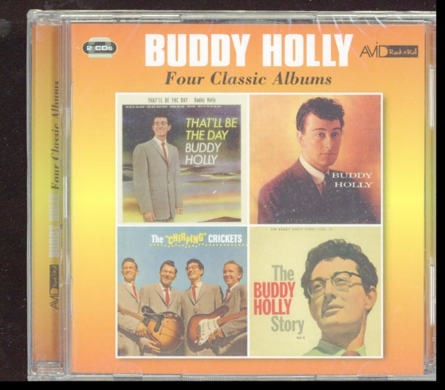 Buddy Holly - Four Classic Albums (Thatll Be The Day / Buddy Holly / The Chirping Crickets / The Buddy Holly Story Vol 2) (CD)