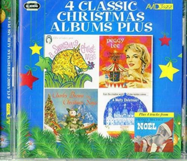 Ella Fitzgerald / Peggy Lee / Charles Brown / Stan Kenton - Four Classic Christmas Albums Plus (Ella Wishes You A Swinging Christmas / Christmas Carousel / Sings Christmas Songs / A Merry Christmas) (CD)