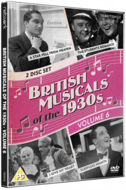 British Musicals Of The 1930s Vol. 6 I Give My Heart Sleepless Nights A Star Fell From Heaven The Students Romance (DVD)