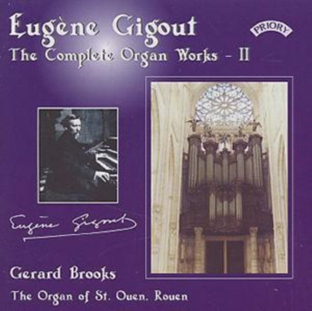 Gerard Brooks Complete Organ Works Of Eugene Gigout Vol. 2 The Cavaille Coll Organ Of St. Ouen. Rouen. France (CD) (https://lasgo.dmmserver.com/media/640/50286122/5028612207629.jpg)