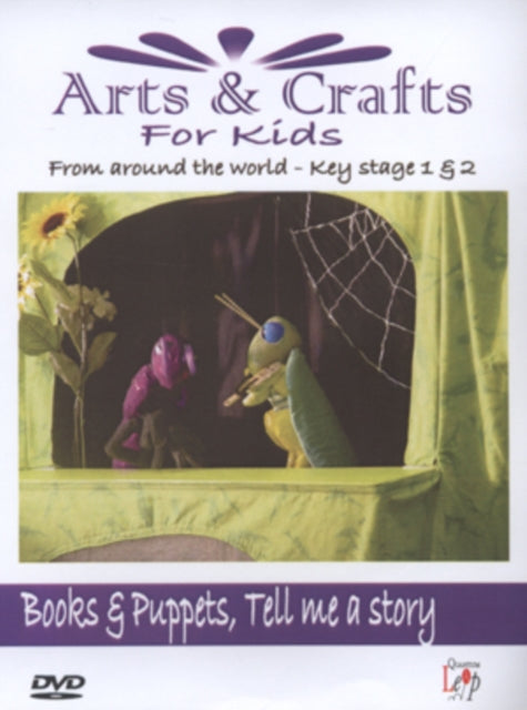 Arts Crafts For Kids Books Puppets (DVD)