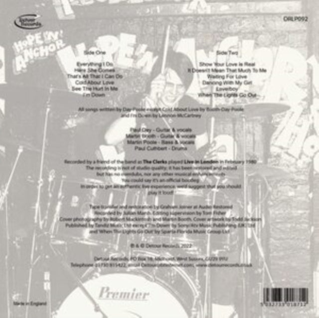 Clerks - Live In London 1980 (Vinyl)