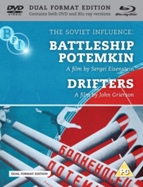 Battleship Potemkin + Drifters Dual Format (Blu-ray + DVD)