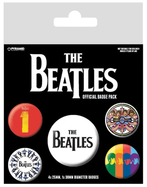 Beatles - Black (Badge Pack)