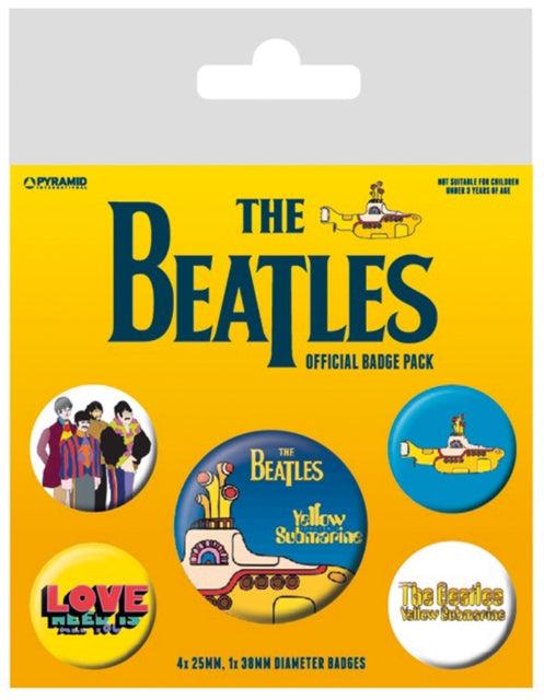 Beatles - Yellow Submarine (Badge Pack)