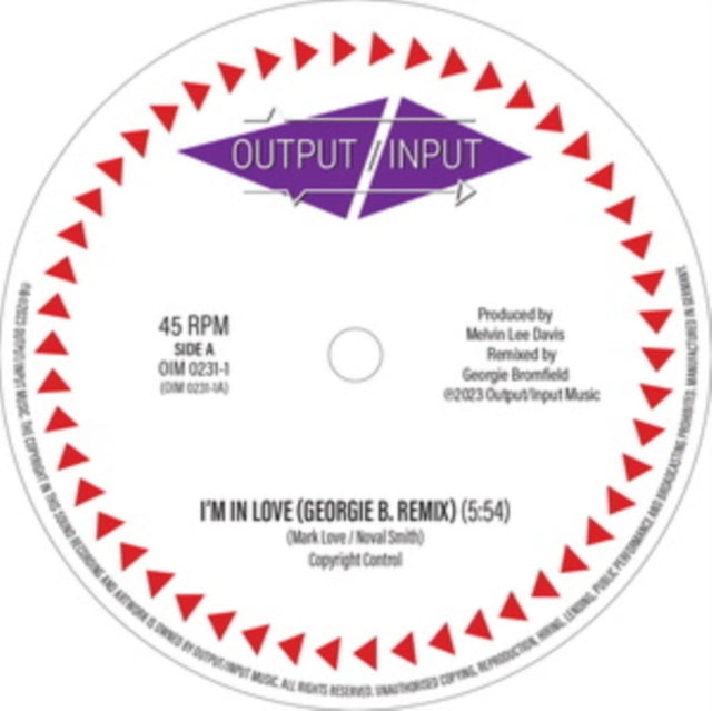 Output / Input - I'm In Love (Georgie B. Remix) (Vinyl Single)