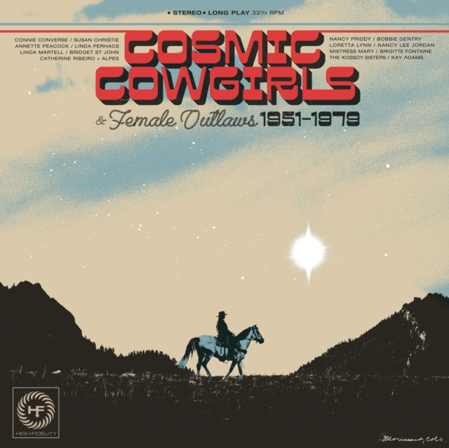 Various Artists - Cosmic Cowgirls (Female Outlaws 1951-1979) (Red Sun Colour Vinyl) (Vinyl)