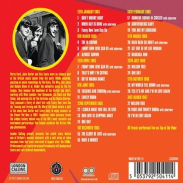 Ivy League - Live On Air 1965-1967 (CD)