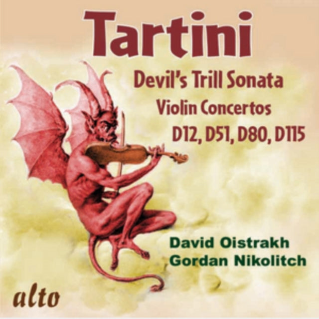David Oistrakh / Gordan Nikolitch Tartini: The Devils Trill Plus Four Violin Concertos D12. D15. D80. D115 (CD) (https://lasgo.dmmserver.com/media/640/50553544/5055354412837.jpg)