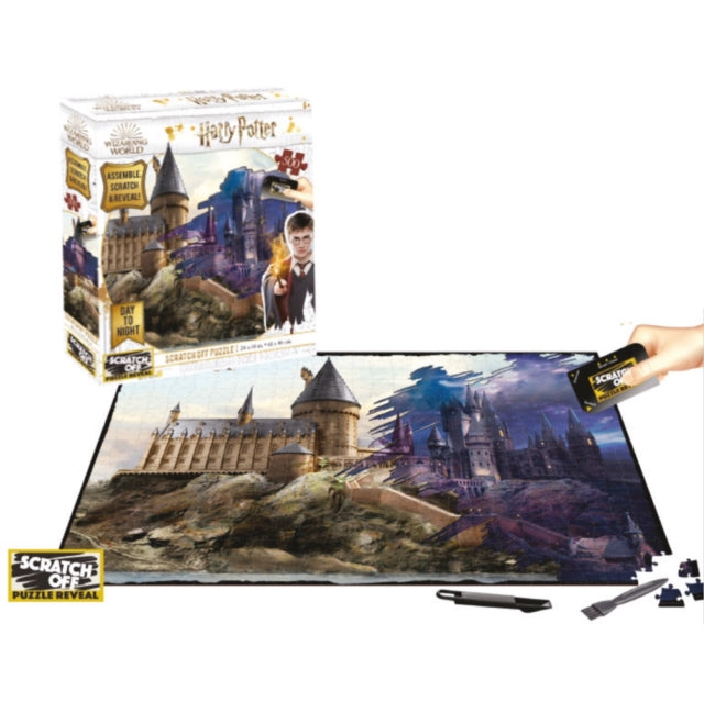 Harry Potter - Harry Potter: Hogwarts Day To Night Scratch Off Puzzle - 500 Piece Puzzle (Jigsaw Puzzle)