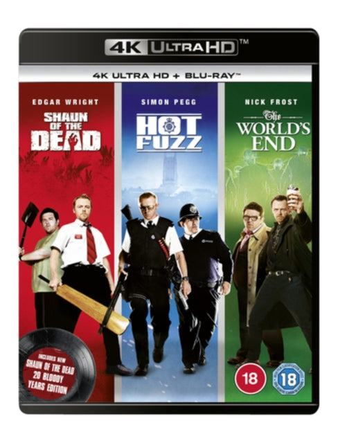 Three Flavours Cornetto Trilogy 4K Uhd (Repack) (Blu-ray 4K)