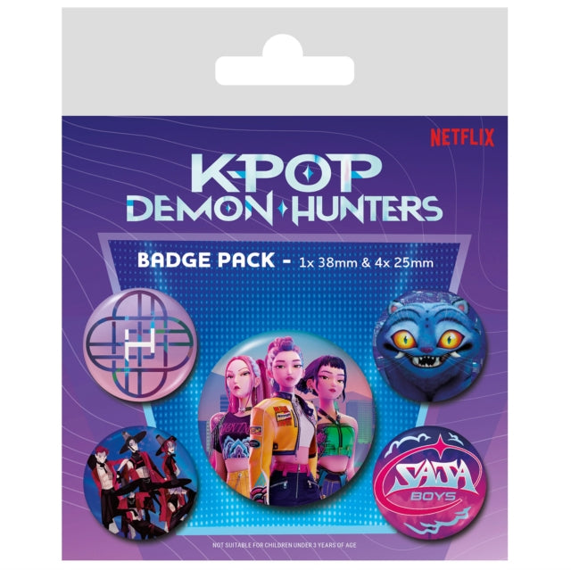 K-Pop Demon Hunters - K-Pop Demon Hunters Badge Pack (Badge Pack)