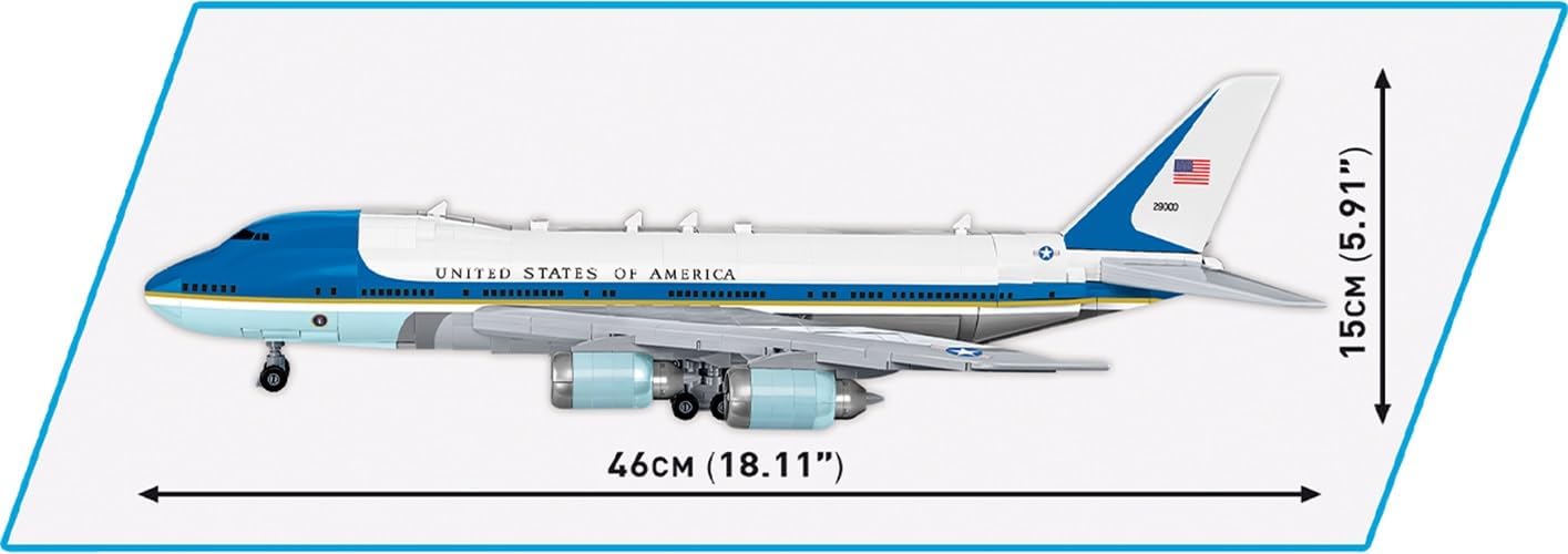 Cobi - Boeing 747 Airforce One 1087 pcs