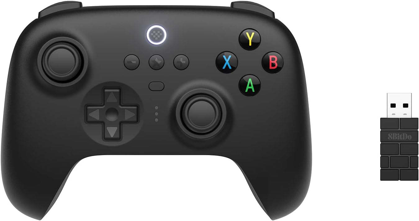 8bitdo Ultimate Wireless Controller with Charging Dock (Black) (Windows/Android) (PC)