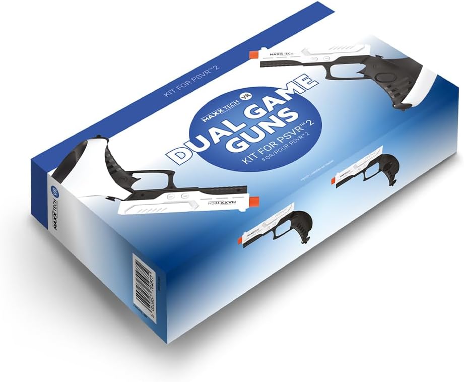 MaxxTech VR Dual Game Guns Kit For PSVR2 (PS5)