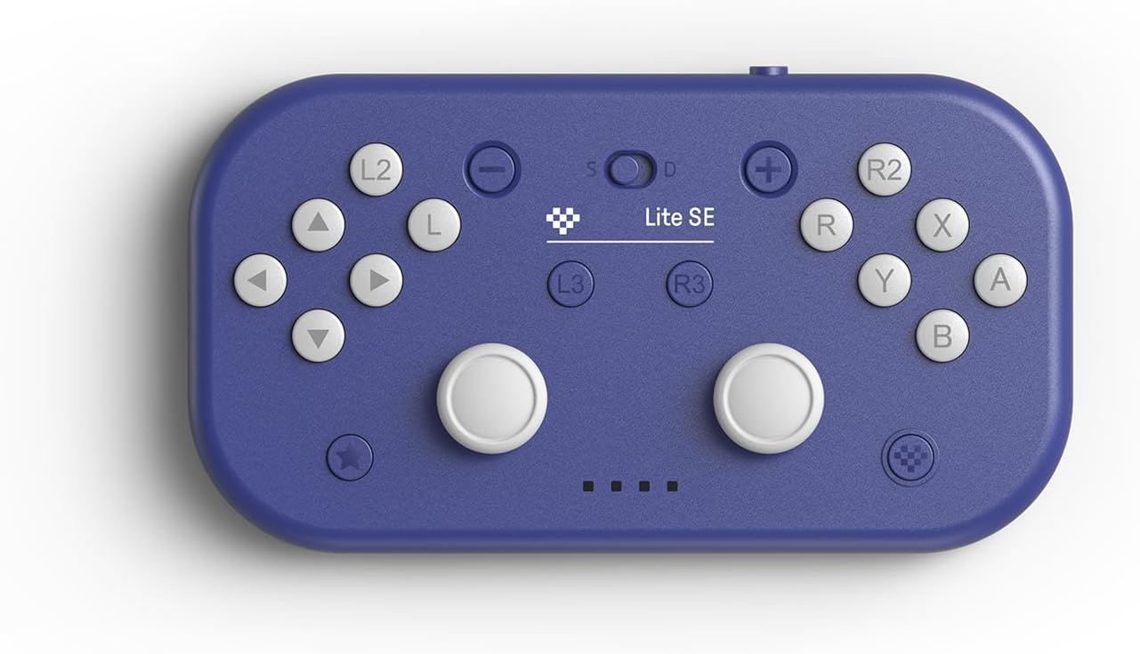 8Bitdo Lite SE Bluetooth Gamepad (Switch/Android/Raspberry Pi/Apple)