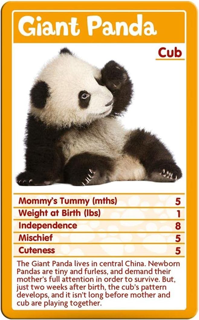 Top Trumps Card Game Classics Baby Animals