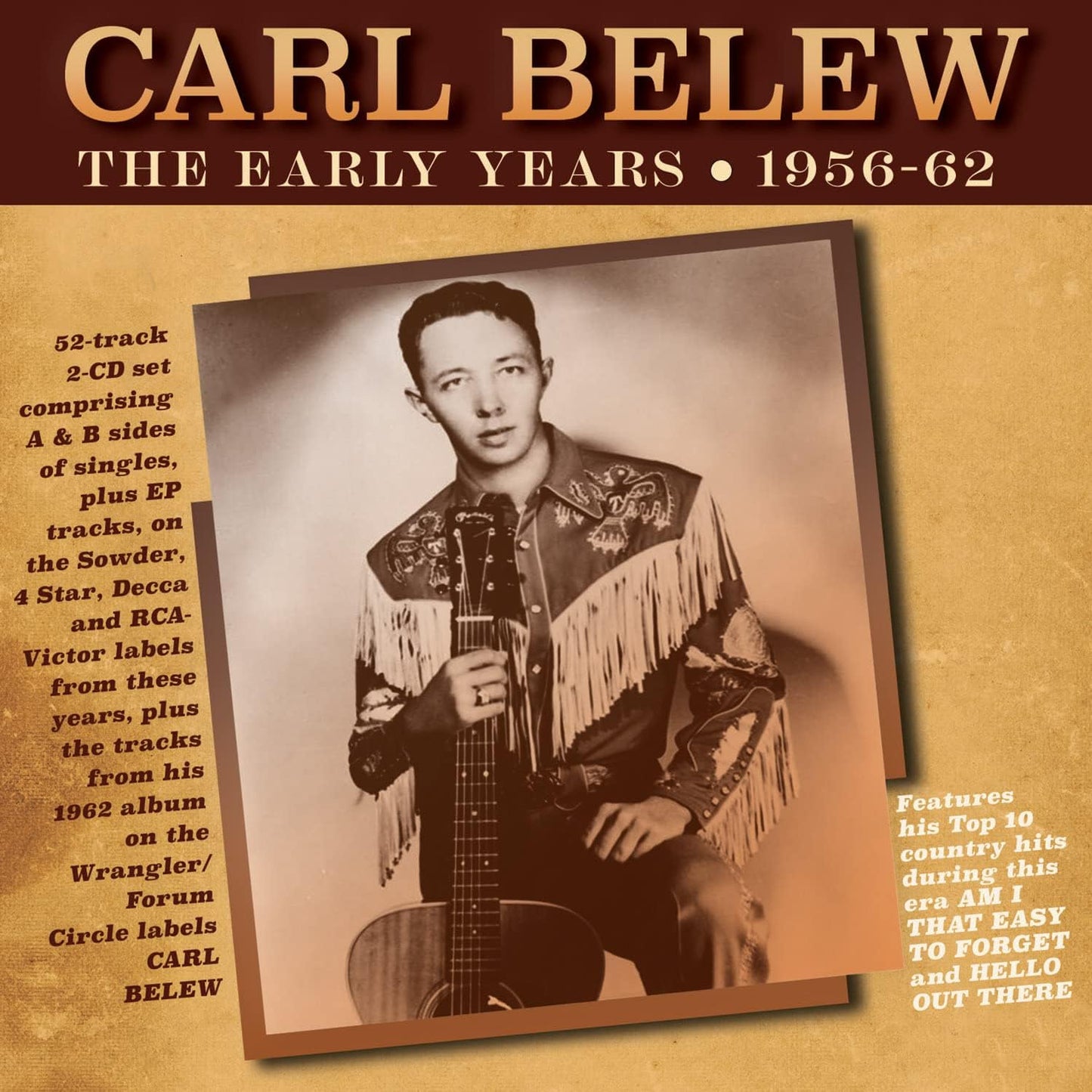 Carl Belew - Early Years 1956-62 (CD)