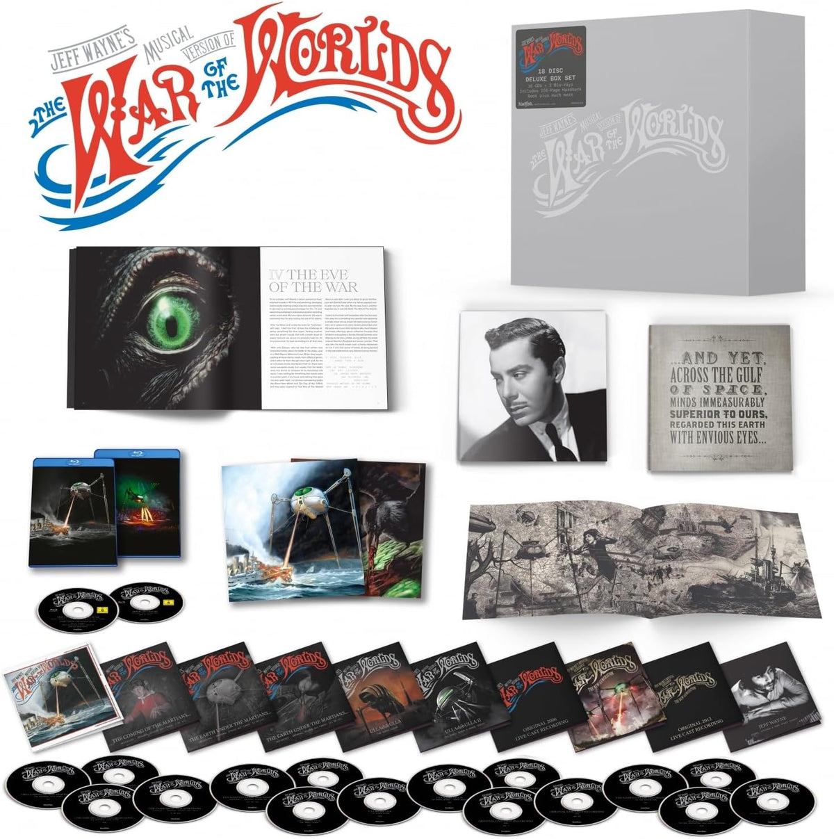 Jeff Wayne - Jeff Waynes Musical Version Of The War Of The Worlds (16CD+2BD Box Set) (CD + Blu-ray Box Set)
