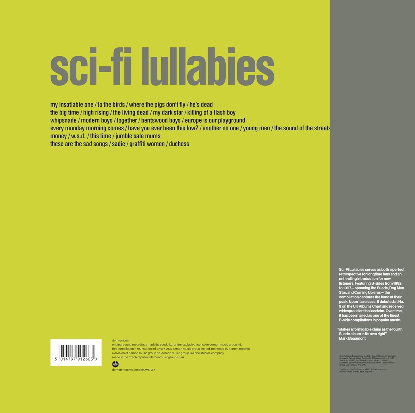 Suede - Sci Fi Lullabies (Half-Speed Master Edition) (Vinyl)