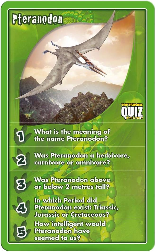 Top Trumps Card Game Quiz - Dinosaurs