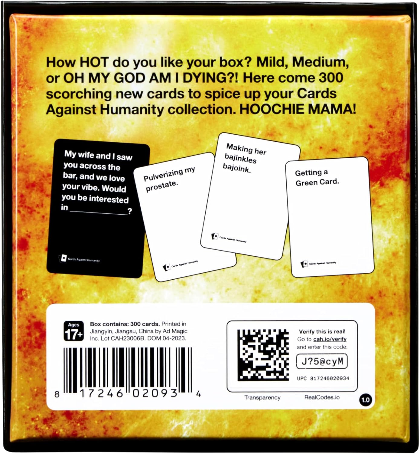 Cards Against Humanity - Hot Box
