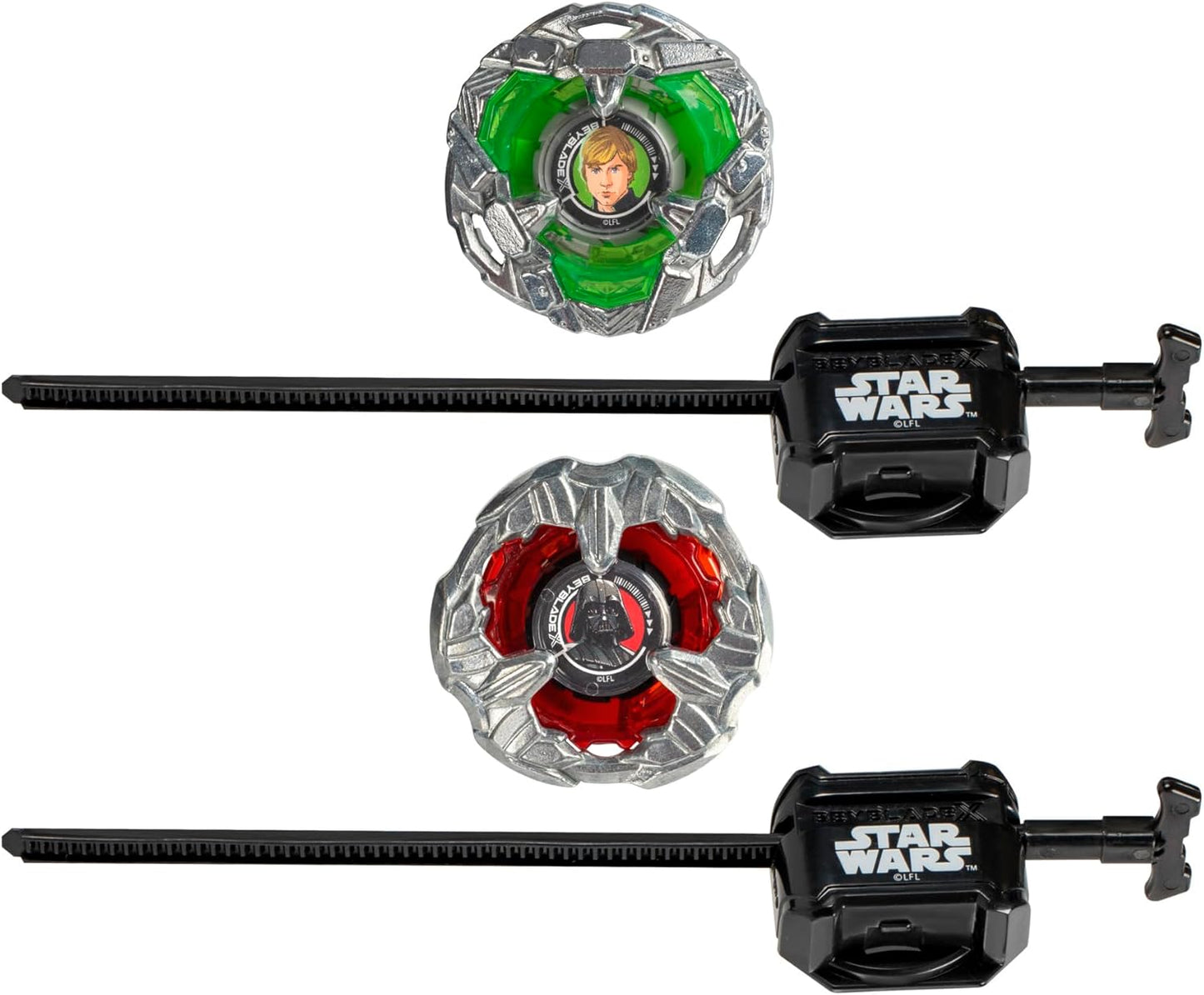 Beyblade X - Dual Pack - Luke Skywalker 4 -80B (Stamina) vs Darth Vader 4 -60B (Balance)