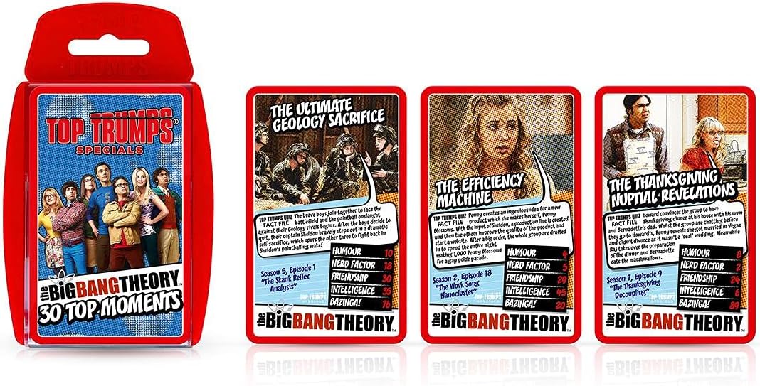 Top Trumps Card Game Specials The Big Bang Theory