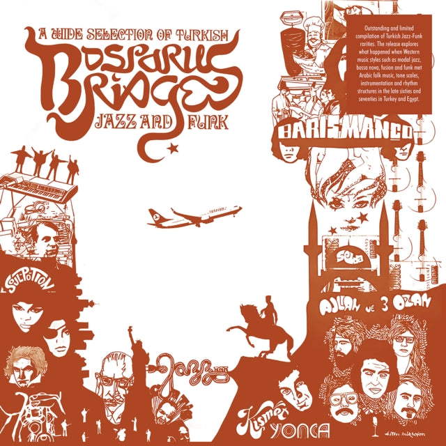 Various Artists - Bosporus Bridges - A Wide Selection Of Turkish Jazz And Funk 196 (Vinyl)