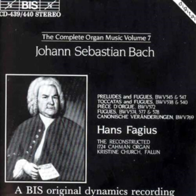 Hans Fagius - Js Bachorgan Music 7 (CD)