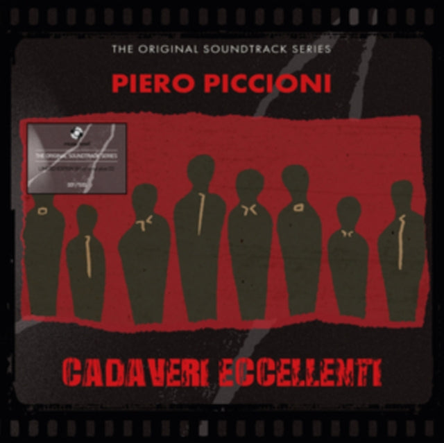 Piero Piccioni - Cadaveri Eccellenti - Original Soundtrack (Numbered Edition) (Trasparent Red Vinyl) (Vinyl + CD)
