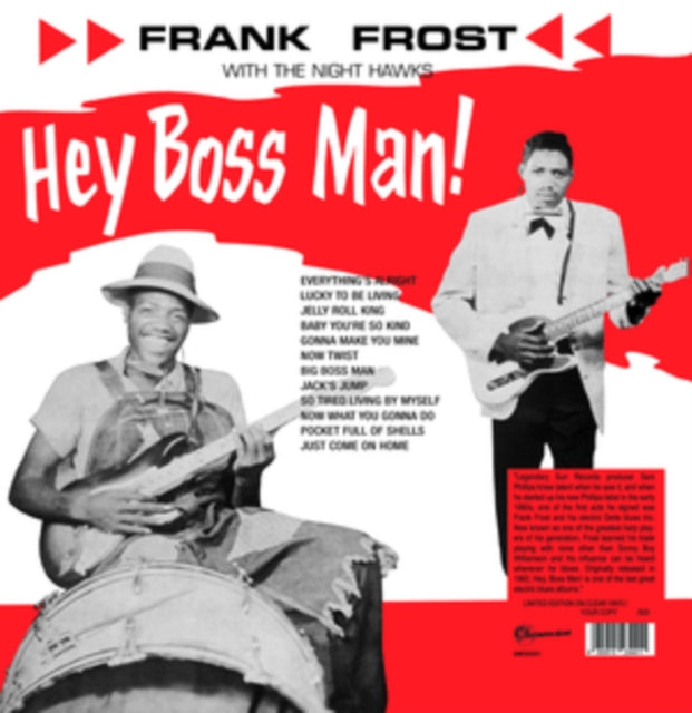 Frank Frost With The Night Hawks - Hey Boss Man! (Clear Vinyl) (Vinyl)