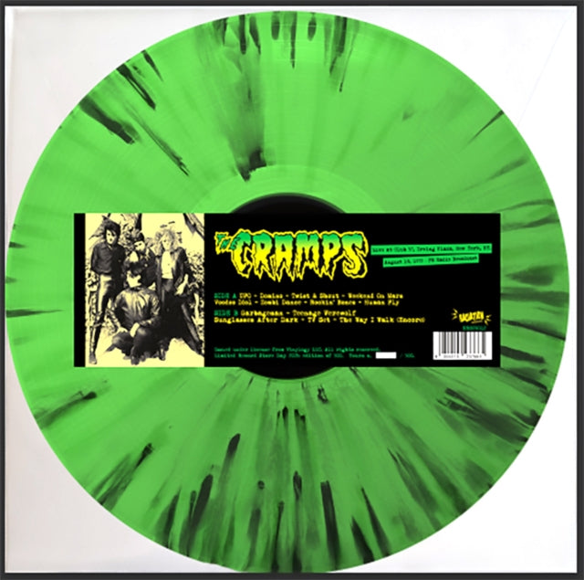 Cramps - Live At Club 57. Irving Plaza. New York. Ny. August 18. 1979 - Fm Radio Broadcast (Colour Splatter Vinyl) (Vinyl)