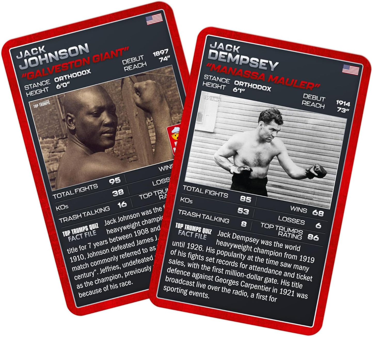 Top Trumps Card Game Limited Edition Boxing Champs