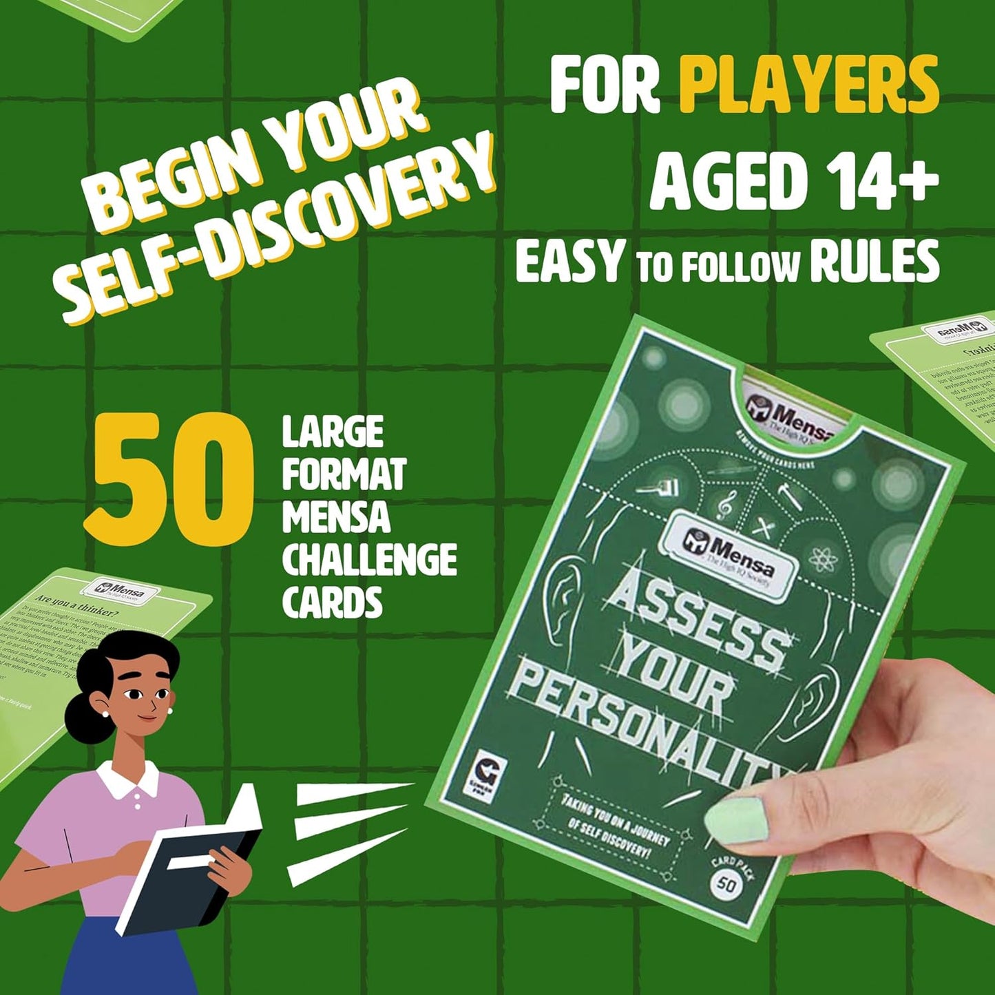 Mensa Assess Your Personality (Card Game)