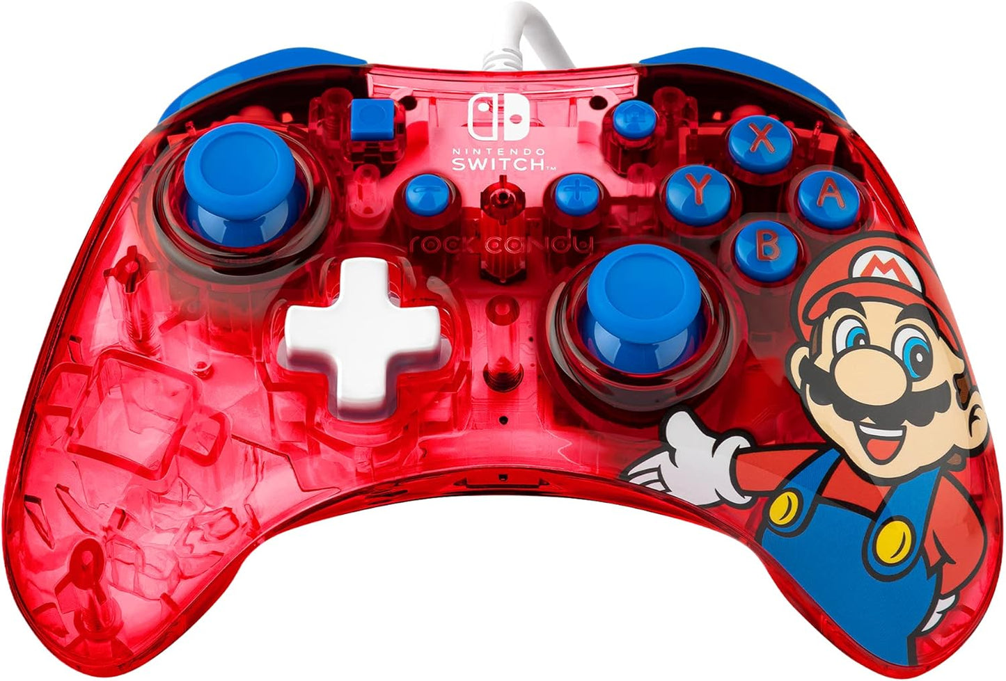 PDP Rock Candy Wired Mini Controller (Mario) (Nintendo Switch)