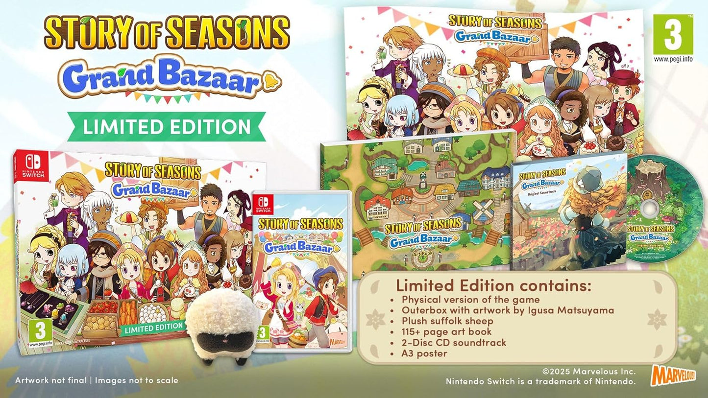 Story of Seasons: Grand Bazaar - Limited Edition (Nintendo Switch)