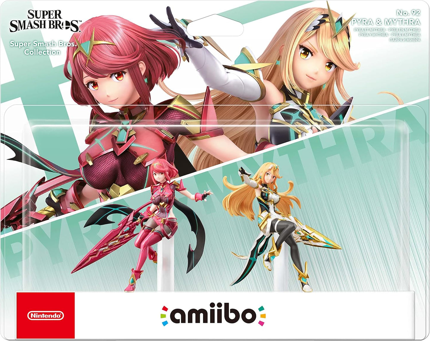 Nintendo Amiibo Character 2 Pack - Pyra & Mythra (Super Mario Collection) (Nintendo Switch)