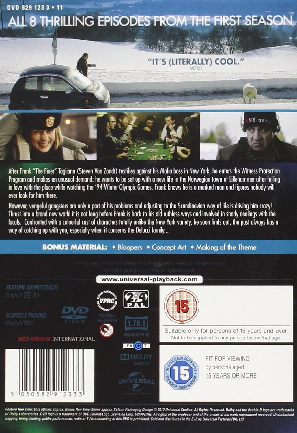Lilyhammer - Season 1 (2012) (DVD) (Second-Hand)
